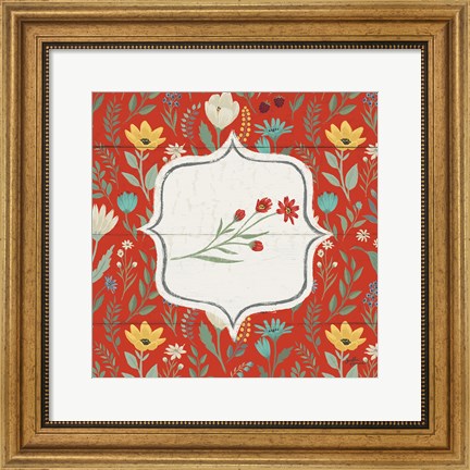 Framed Blooming Thoughts VII Flower Print