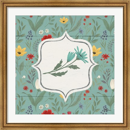 Framed Blooming Thoughts VI Flower Print