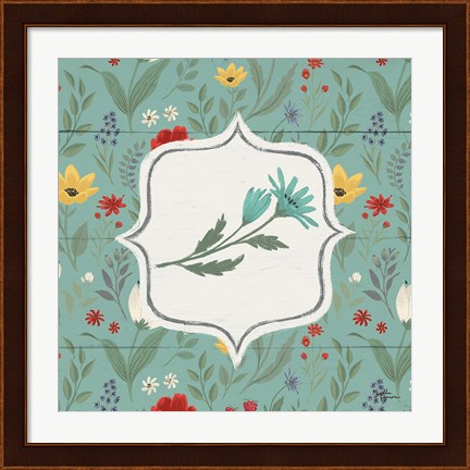 Framed Blooming Thoughts VI Flower Print