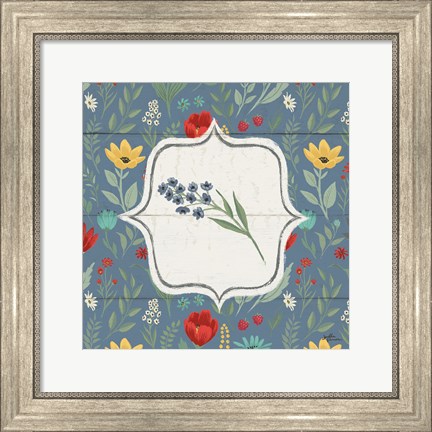 Framed Blooming Thoughts VIII Flower Print