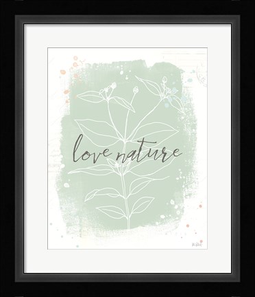 Framed Organic Lines IV Print