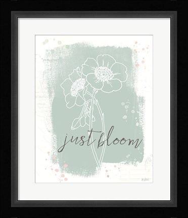 Framed Organic Lines II Print