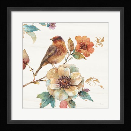 Framed Spiced Nature II Soft White Print