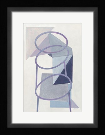Framed Paper Trail II Print