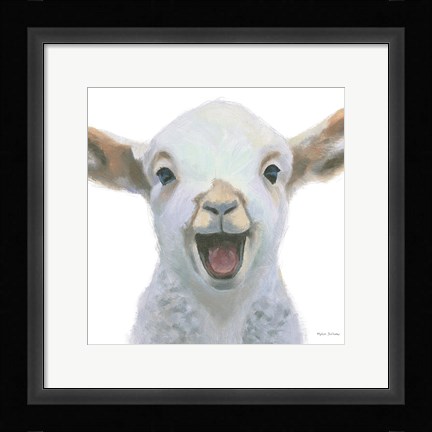 Framed Farm Friends I Print