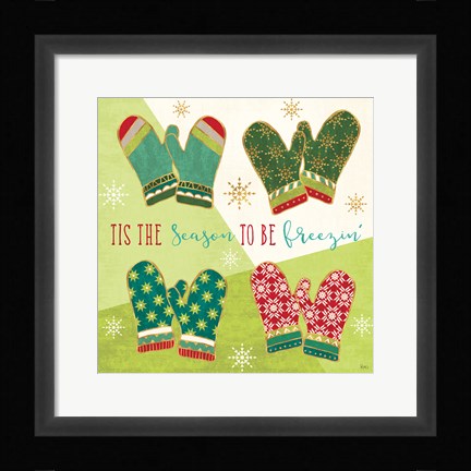 Framed Winter Wishes IV Print