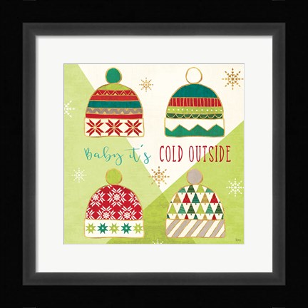 Framed Winter Wishes III Print