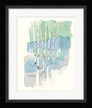Framed Aspens II v2 Print