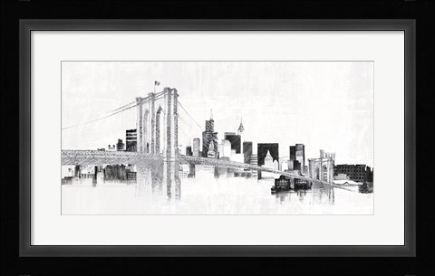 Framed Skyline Crossing Silver Print