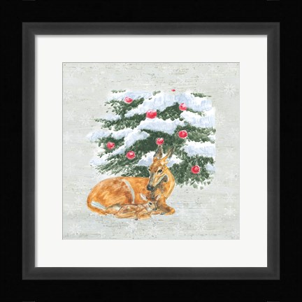 Framed Christmas Critters VII Print