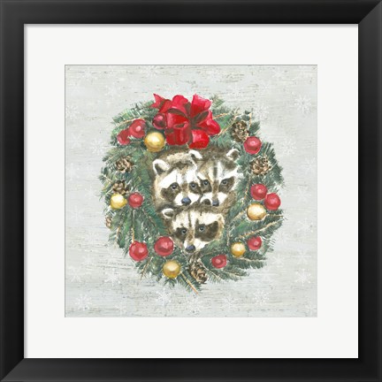 Framed Christmas Critters II Print