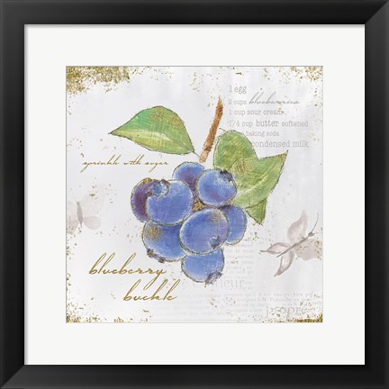 Framed Garden Treasures V Print