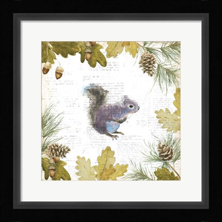 Framed Into the Woods V Print