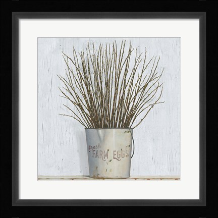 Framed Early Spring Farm Print