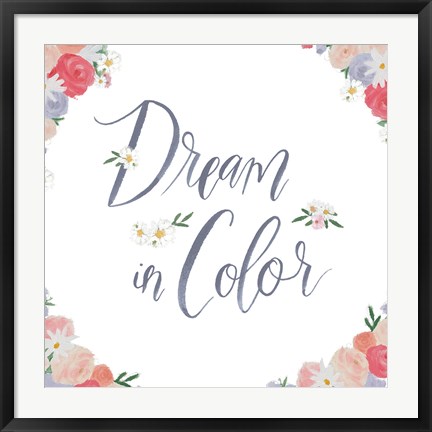 Framed Dream in Color Print