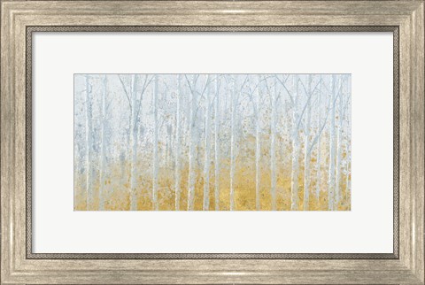 Framed Silver Waters Crop No River Gold Print
