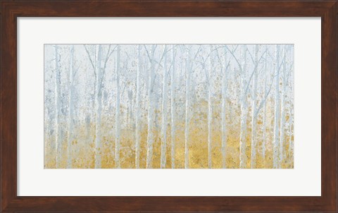 Framed Silver Waters Crop No River Gold Print