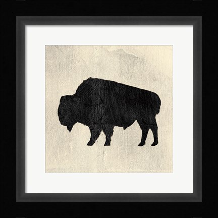 Framed Neutral Lodge II v2 Print