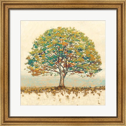 Framed Golden Oak Spice Print