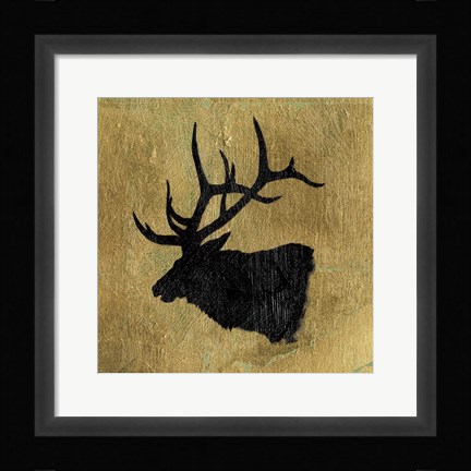 Framed Golden Lodge V Print