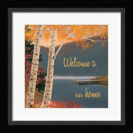 Framed Quiet Evening III Print