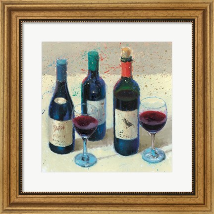 Framed Wine Bouquet I Print