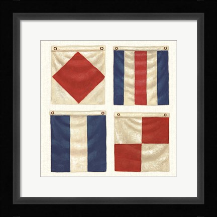 Framed Nautique XI Print