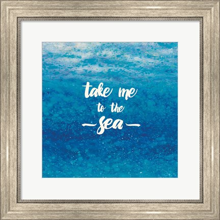 Framed Underwater Quotes I Print