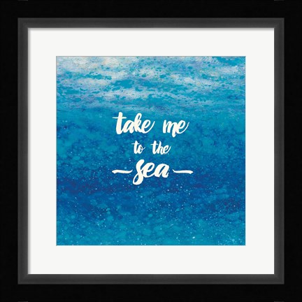 Framed Underwater Quotes I Print