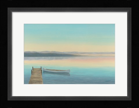 Framed Zen Canoe I Print