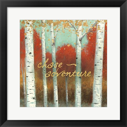 Framed Fall Promenade II Print