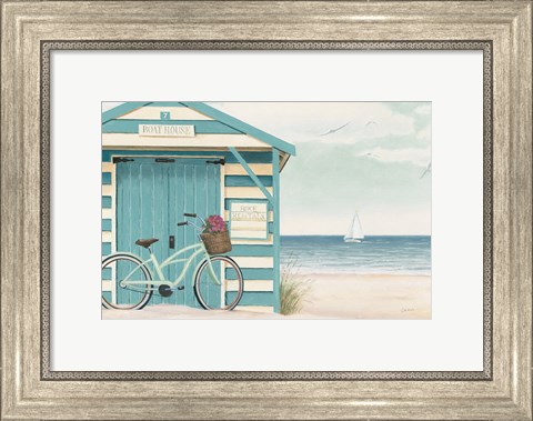Framed Beach Cruiser I Print