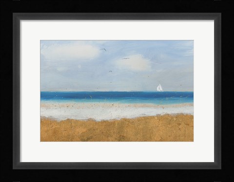 Framed Beach Horizon Print