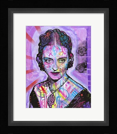Framed Bette Davis Print