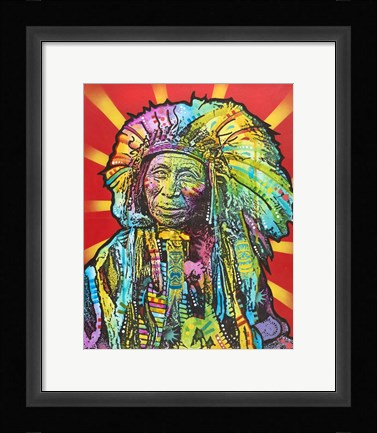 Framed Native American I Print