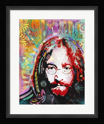 Framed Red Lennon Print