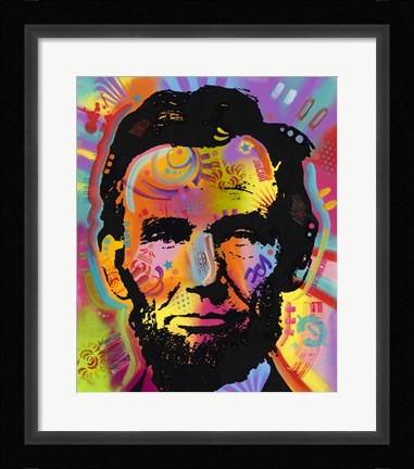 Framed Abraham Lincoln IV Print