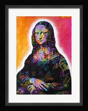 Framed Mona Lisa Print