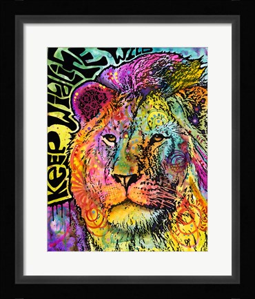 Framed Keep the Wildlife Wild Print