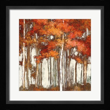 Framed October Woods Light Print