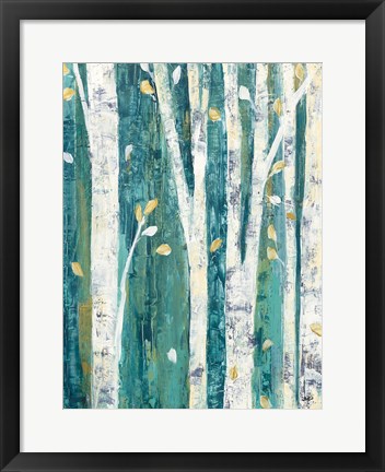 Framed Birches in Spring III Print