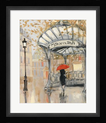 Framed To the Metro III Blue Sky Print