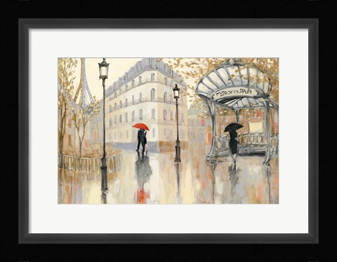 Framed To the Metro Print