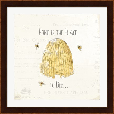 Framed Bee and Bee II Print