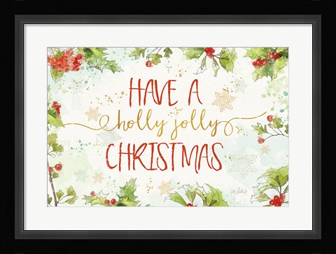 Framed Christmas Sentiments I Print