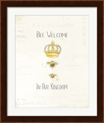 Framed Bee and Bee V Print