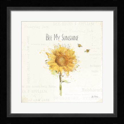 Framed Bee and Bee III Print