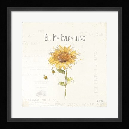 Framed Bee and Bee IV Print