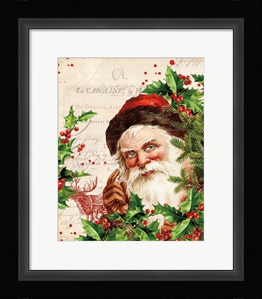 Framed Vintage Holiday IV Print