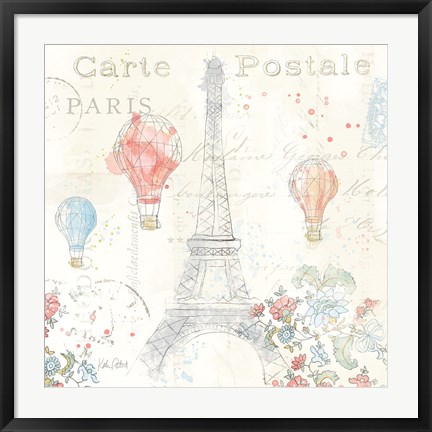 Framed Lighthearted in Paris IV Print